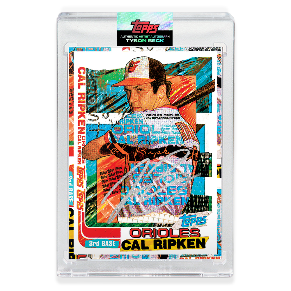 SILVER AUTOGRAPH - Topps PROJECT 2020 Card - 1982 Cal Ripken Jr. by Tyson Beck - Limited to 75 [PRE-ORDER]