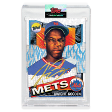 Load image into Gallery viewer, GOLD AUTOGRAPH - Topps PROJECT 2020 Card - 1985 Dwight Gooden by Tyson Beck - Limited to 4
