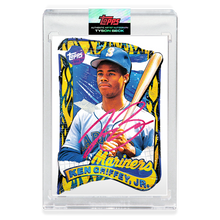 Load image into Gallery viewer, RUBY AUTOGRAPH - Topps PROJECT 2020 Card - 1989 Ken Griffey Jr. by Tyson Beck - Limited to 5
