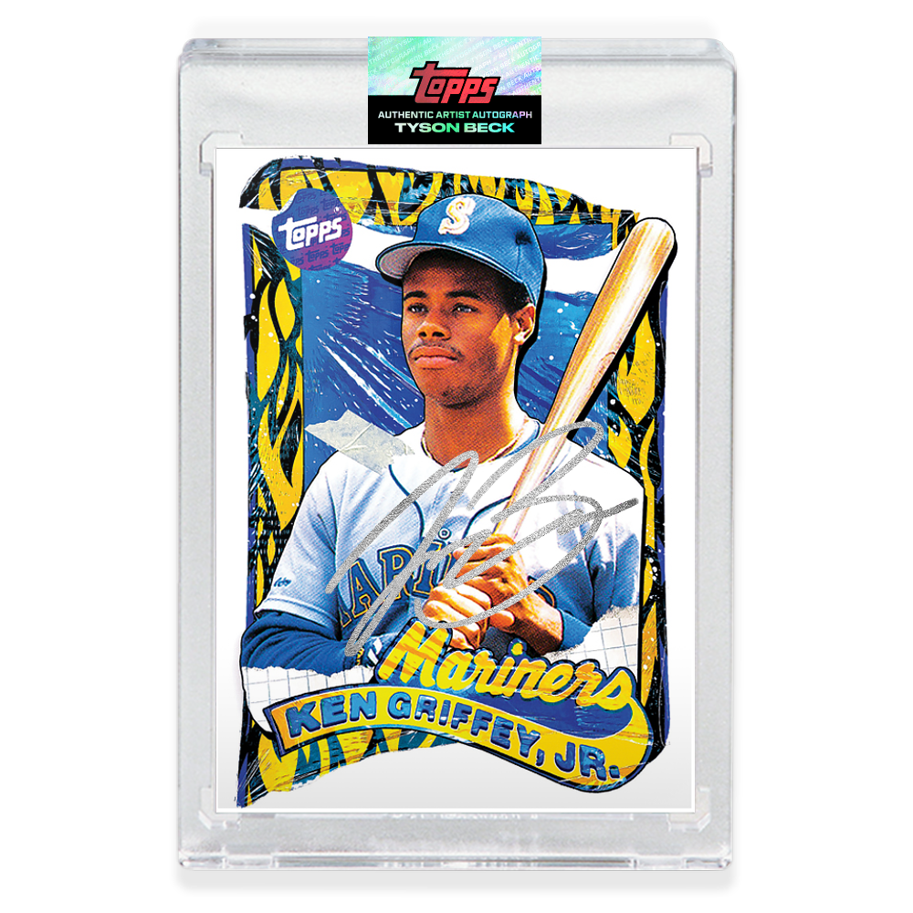 SILVER AUTOGRAPH - Topps PROJECT 2020 Card - 1989 Ken Griffey Jr. by Tyson Beck - Limited to 75