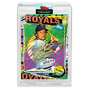 GOLD AUTOGRAPH - Topps PROJECT 2020 Card - George Brett by Tyson Beck - LIMITED TO 5 [PRE-ORDER]