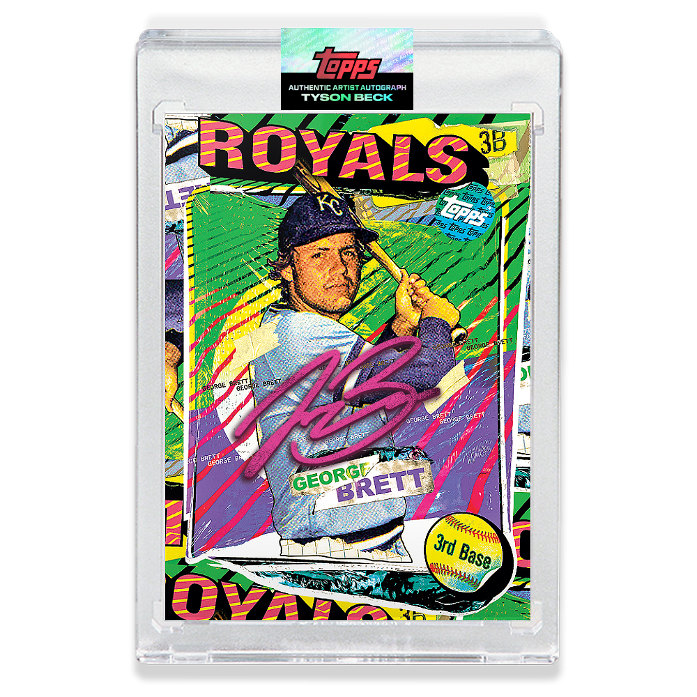 RUBY AUTOGRAPH - Topps PROJECT 2020 Card - George Brett by Tyson Beck - LIMITED TO 20 [PRE-ORDER]