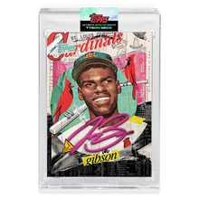 Load image into Gallery viewer, RUBY AUTOGRAPH - Topps PROJECT 2020 Card - Bob Gibson by Tyson Beck - LIMITED TO 20 [PRE-ORDER]

