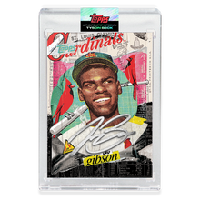 Load image into Gallery viewer, SILVER AUTOGRAPH - Topps PROJECT 2020 Card - Bob Gibson by Tyson Beck - LIMITED TO 75 [PRE-ORDER]
